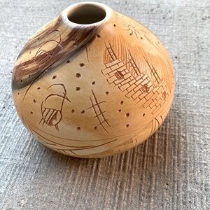 Pottery by Navajo artist Dwayne Blackhorse 2002